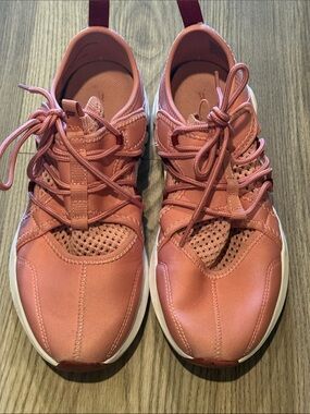 Fabletics Pink Lace-Up Performance Sneaker